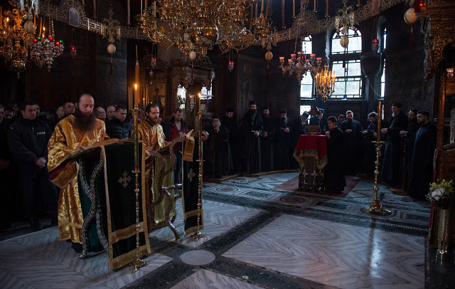 11751 - Φωτογραφίες από την πανήγυρη του Αγίου Συμεών, κτίτορα της  Ιεράς Μονής Χιλιανδαρίου Αγίου Όρους. Η προσλαλιά του Δοχειαρίτη Ηγουμένου Αρχιμ. Αμφιλόχιου - Φωτογραφία 35