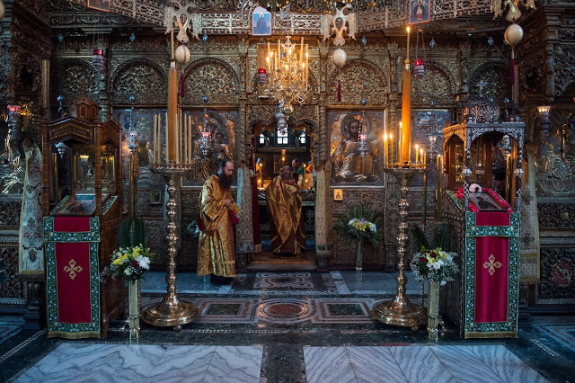 11751 - Φωτογραφίες από την πανήγυρη του Αγίου Συμεών, κτίτορα της  Ιεράς Μονής Χιλιανδαρίου Αγίου Όρους. Η προσλαλιά του Δοχειαρίτη Ηγουμένου Αρχιμ. Αμφιλόχιου - Φωτογραφία 37