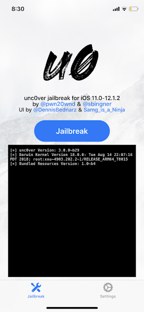 Πώς να κάνετε jailbreak στο iPhone σε iOS 12-12.1.2 με το Unc0ver και χωρίς υπολογιστή - Φωτογραφία 7