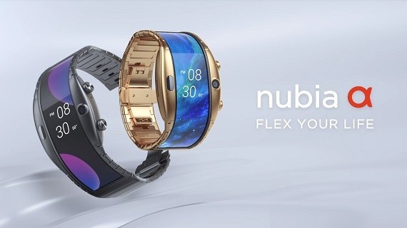 MWC 2019: Το foldable smartwatch Nubia Alpha - Φωτογραφία 2