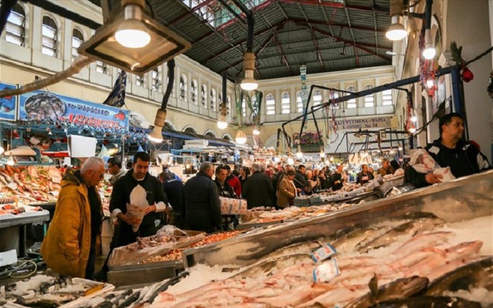 Ανοιχτή η Βαρβάκειος ψαραγορά και η Αγορά του Ρέντη - Φωτογραφία 1