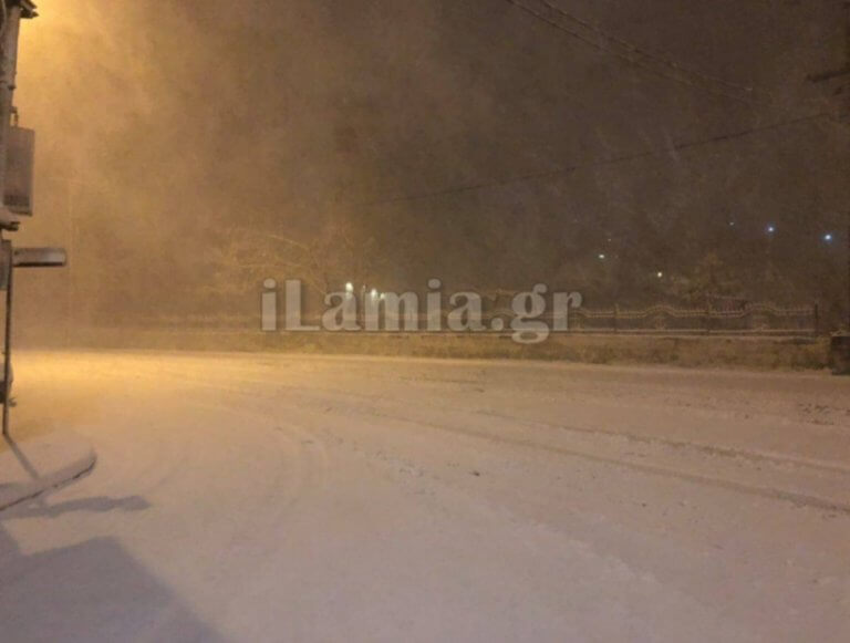Κακοκαιρία: Έντονη χιονόπτωση στη Φθιώτιδα - Προβλήματα σε Στερεά και δυτική Μακεδονία - Φωτογραφία 4