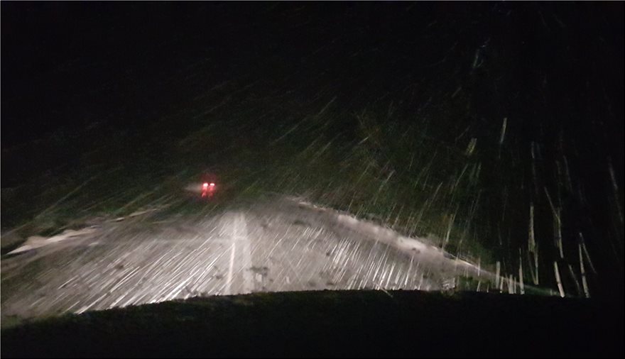 Κακοκαιρία: Έντονη χιονόπτωση στη Φθιώτιδα - Προβλήματα σε Στερεά και δυτική Μακεδονία - Φωτογραφία 7