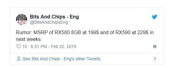 AMD Radeon RX 590 και Radeon RX 580 θα έχουν μείωση τιμής - Φωτογραφία 2