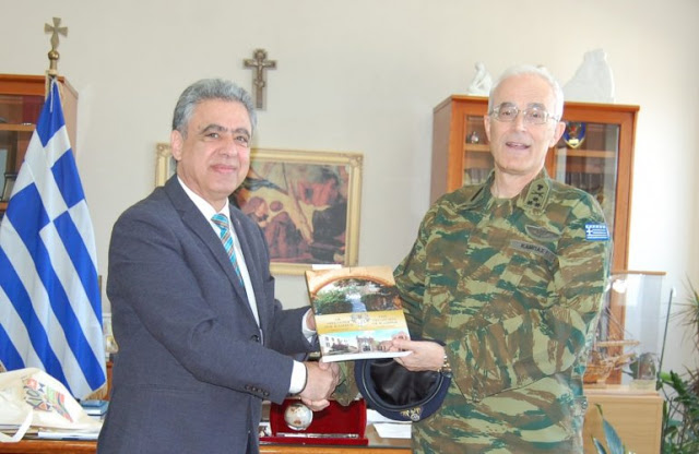 Με τον αρχηγό ΓΕΣ Αντγο Γ. Καμπά συναντήθηκε ο Αντιπεριφερειάρχης Χίου - Φωτογραφία 1