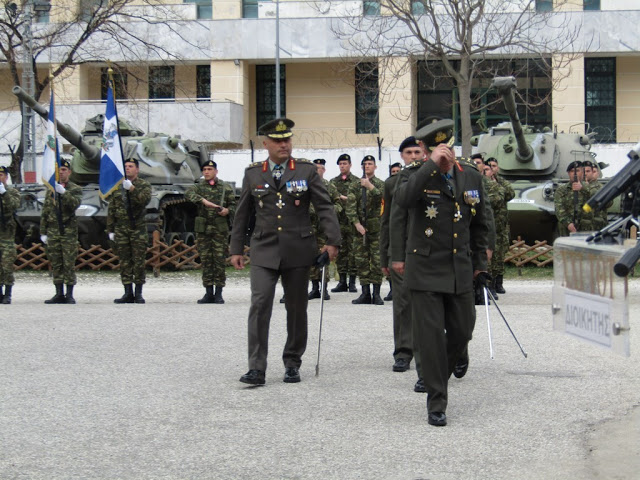 Αλλαγή διοίκησης στην 21η Ταξιαρχία, παρέδωσε ο Λ. Καμπουρίδης, παρέλαβε ο Ι. Μπόγδος - Φωτογραφία 1