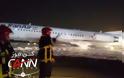 Τρόμος στην Τεχεράνη: Αεροσκάφος με 100 επιβάτες πήρε φωτιά την ώρα της προσγείωσης