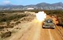 Φωτιά κι ατσάλι και εντυπωσιακές εικόνες από άρματα μάχης του Στρατού Ξηράς