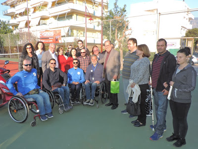 ΚΑΛΑΜΑΤΑ - Στα αθλούμενα άτομα με αναπηρίες το γήπεδο αντισφαίρισης - Φωτογραφία 1