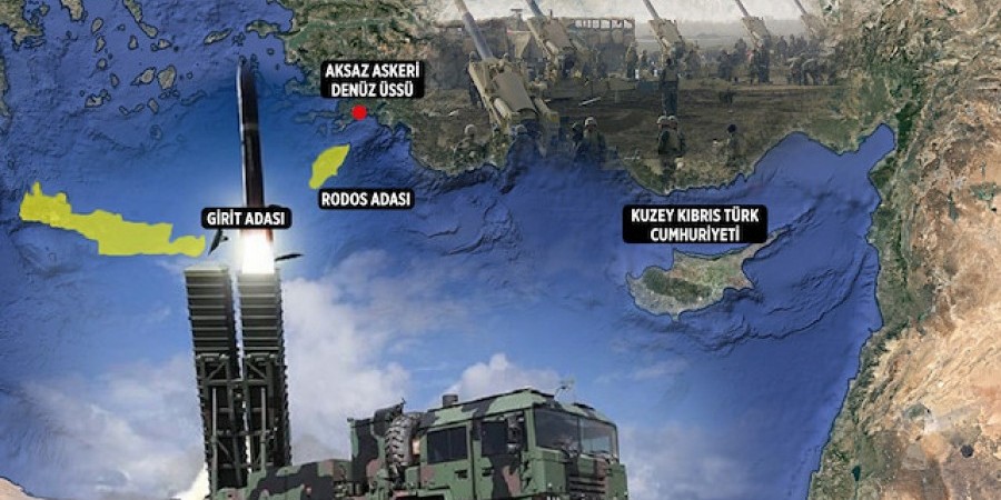 Η Τουρκία τοποθετεί πυραυλικό σύστημα Bora έναντι Ρόδου και Σύμης - Φωτογραφία 1