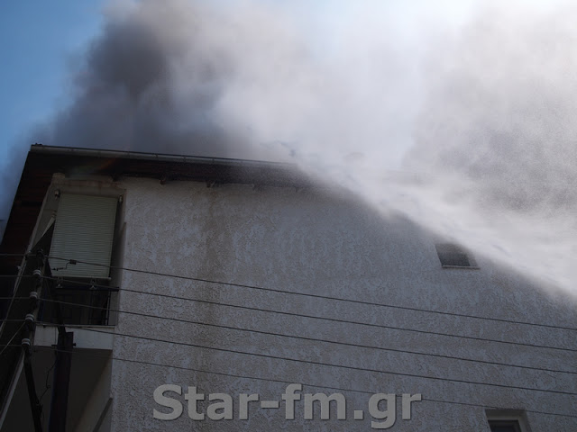 Πυρκαγιά σε οικοδομή στα Γρεβενά (εικόνες + video) - Φωτογραφία 53