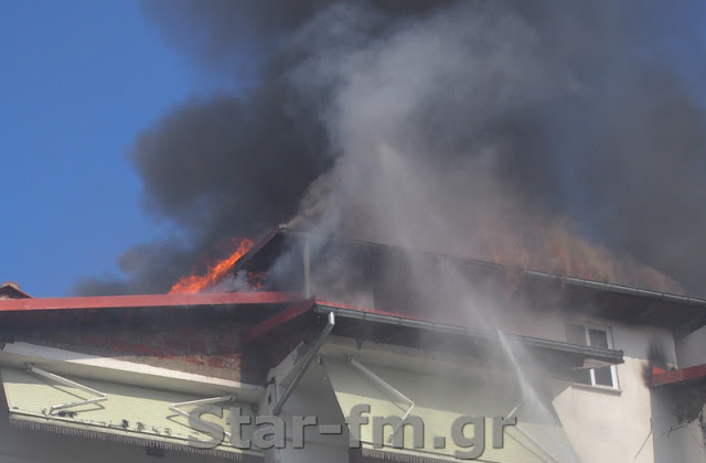 Πυρκαγιά σε οικοδομή στα Γρεβενά (εικόνες + video) - Φωτογραφία 56
