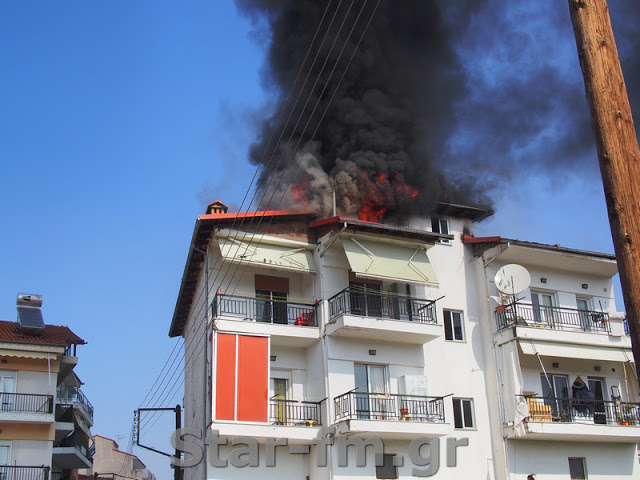 Πυρκαγιά σε οικοδομή στα Γρεβενά (εικόνες + video) - Φωτογραφία 67