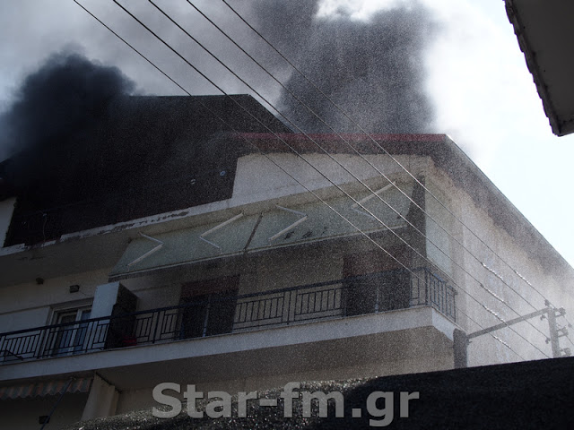 Πυρκαγιά σε οικοδομή στα Γρεβενά (εικόνες + video) - Φωτογραφία 79