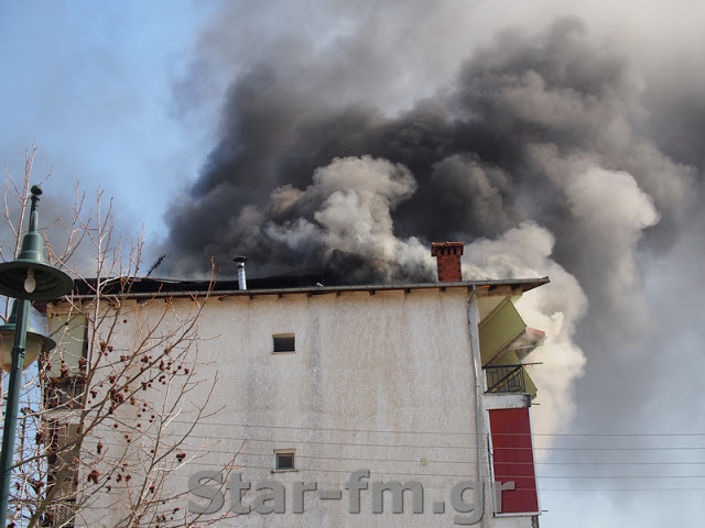 Πυρκαγιά σε οικοδομή στα Γρεβενά (εικόνες + video) - Φωτογραφία 91
