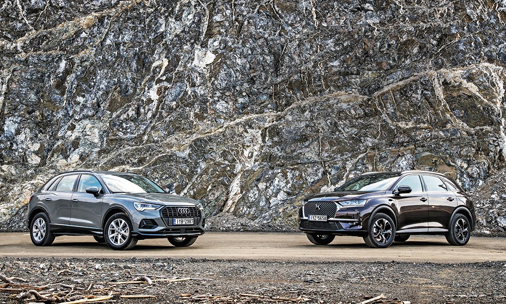 Audi Q3 35 TFSI S Tronic vs DS 7 Crossback 1.6 Puretech 180 EAT8 - Φωτογραφία 2