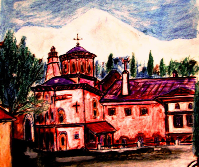11821 - Αιμιλίου Γάσπαρη, Έμψυχα κτίσματα. Ζωγραφική εμπνευσμένη και αφιερωμένη στο Άγιο Όρος. - Φωτογραφία 6