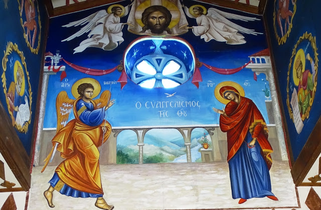 11826 - Ιερό Χιλιανδαρινό Κελλί Μαρουδά. Οι τοιχογραφίες στο Εξωκκλήσι του Αγίου Αθανασίου του Αθωνίτη - Φωτογραφία 16