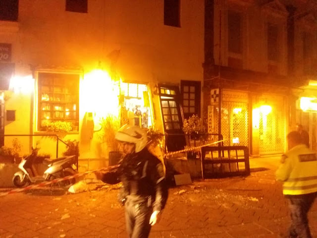 Ισχυρή έκρηξη σε εστιατόριο στη Λέσβο - Τραυματίστηκε ο ιδιοκτήτης - Φωτογραφία 2