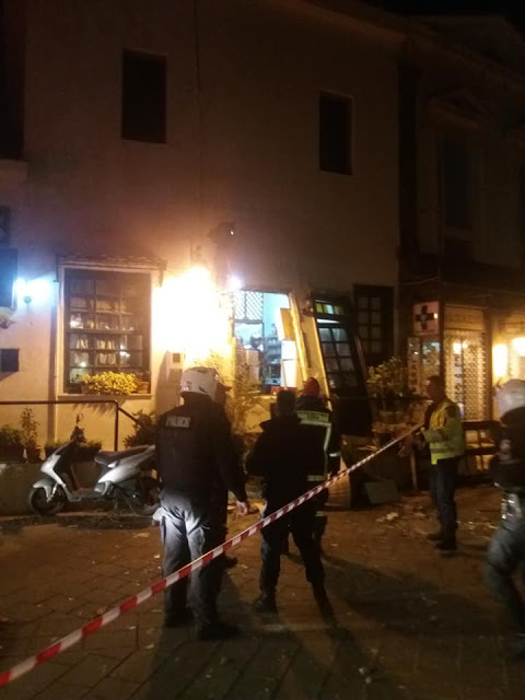 Ισχυρή έκρηξη σε εστιατόριο στη Λέσβο - Τραυματίστηκε ο ιδιοκτήτης - Φωτογραφία 3