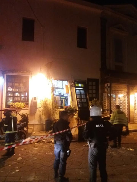 Ισχυρή έκρηξη σε εστιατόριο στη Λέσβο - Τραυματίστηκε ο ιδιοκτήτης - Φωτογραφία 4