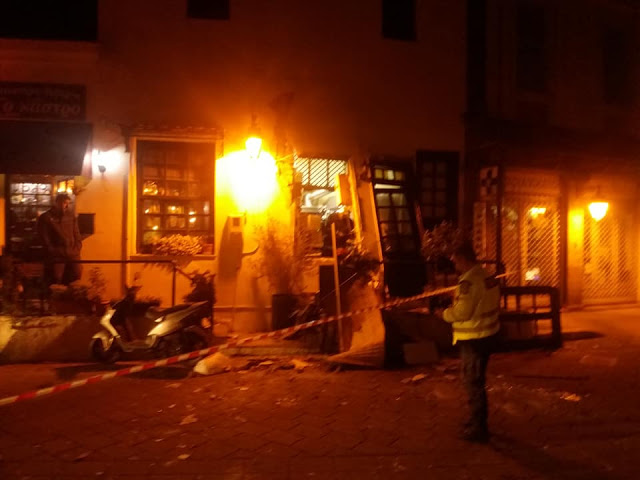 Ισχυρή έκρηξη σε εστιατόριο στη Λέσβο - Τραυματίστηκε ο ιδιοκτήτης - Φωτογραφία 5