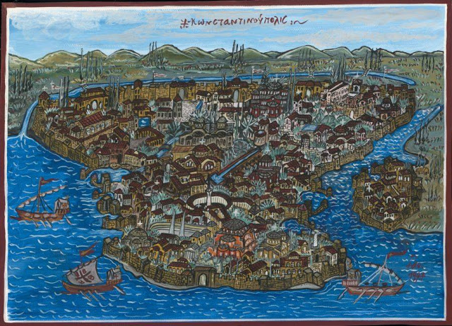 11828 - «Από την Πόλη στον Άθω» Έκθεση ζωγραφικής του Ιερομονάχου Αναστασίου στα Γρεβενά - Φωτογραφία 4