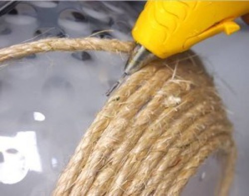 ΚΑΤΑΣΚΕΥΕΣ - DIY Φτιάξε διακοσμητικά μπολ με σπάγκο και σχοινί - Φωτογραφία 1