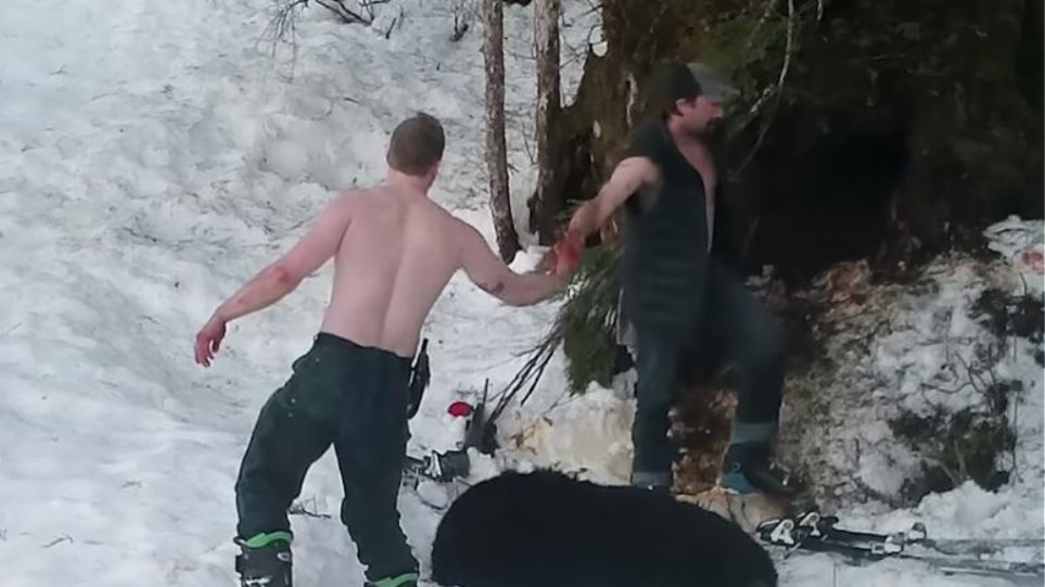 Πατέρας και γιός σκότωσαν αρκούδα και αρκουδάκια σε χειμερία νάρκη και το πανηγύρισαν - Φωτογραφία 1