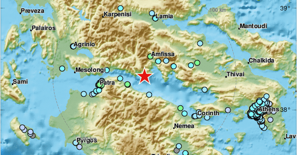 Σεισμός 5,3 Ρίχτερ στο Γαλαξίδι, ταρακούνησε την Αθήνα - Φωτογραφία 1