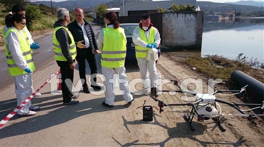 Ψεκασμοί για τα κουνούπια με drone στις πλημμυρισμένες περιοχές - Φωτογραφία 2