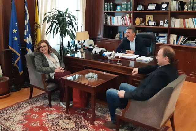 Επίσκεψη της υποψήφιας Ευρωβουλευτή Μαρίας Σπυράκη στον Δήμαρχο κ. Γεώργιο Δασταμάνη - Φωτογραφία 2