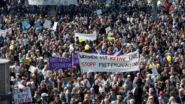 Βερολίνο: Χιλιάδες διαδηλώνουν κατά της «τρέλας των ενοικίων» - Φωτογραφία 1