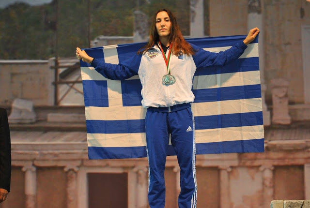 Ασημένιο μετάλλιο η Μαρία Λεκατσά απο την Κανδήλα Ξηρομέρου, στο Ευρωπαϊκό Πρωτάθλημα Ταεκβοντό στο Ρίμινι Ιταλίας - Φωτογραφία 1