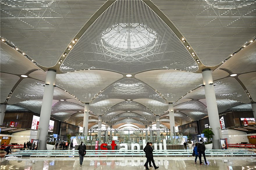 «Πρεμιέρα» για το νέο φαραωνικό αεροδρόμιο της Κωνσταντινούπολης -Εντυπωσιακές εικόνες - Φωτογραφία 7