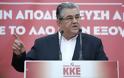 KKE: O Τσίπρας εκφράζει τη συντήρηση όχι την πρόοδο...