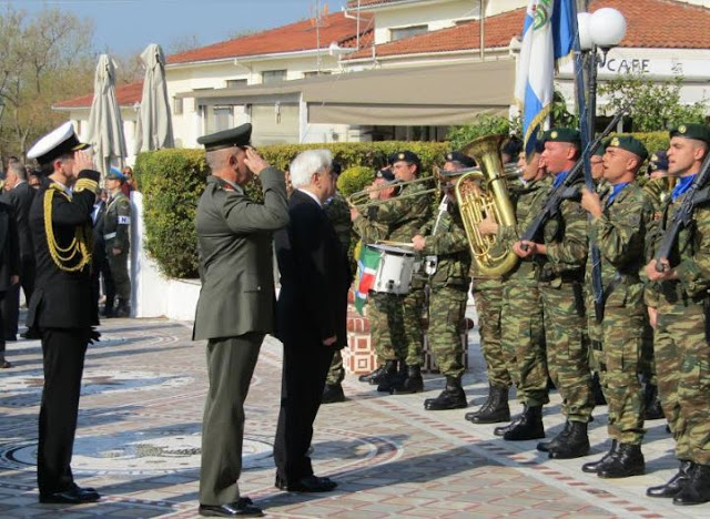 ΥΠΟΔΟΧΗ ΠΡΟΕΔΡΟΥ ΤΗΣ ΔΗΜΟΚΡΑΤΙΑΣ ΑΠΟ ΔΚΤΗ 1ΗΣ ΣΤΡΑΤΙΑΣ ΣΤΗ Ν. ΑΓΧΙΑΛΟ - Φωτογραφία 3