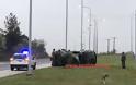 Βίντεο: Τροχαίο ατύχημα με στρατιωτικό όχημα μεταφοράς προσωπικού πριν λίγο έξω από το Στρατόπεδο Τριανταφυλλίδη στην Ξάνθη (+φωτογραφίες)