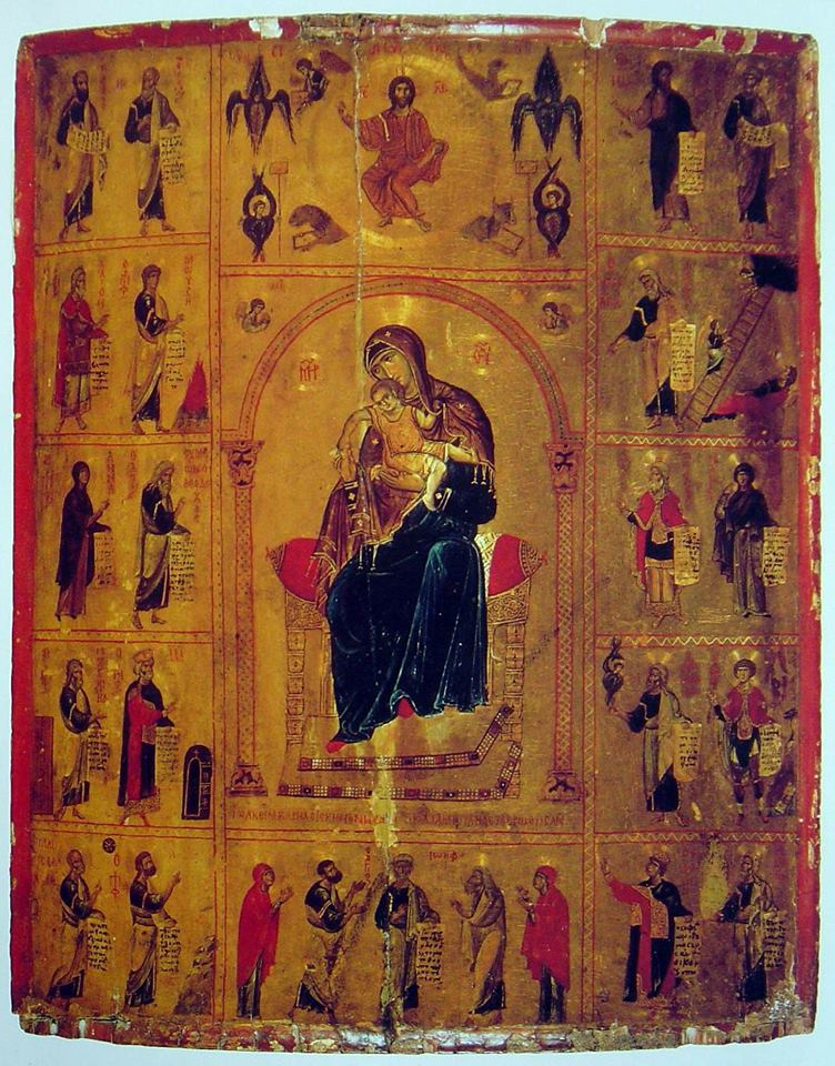Εικόνα της Παναγίας,Όρος Σινά,12ος αιώνας - Φωτογραφία 1