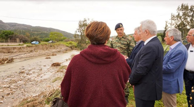 Επίσκεψη Υπουργού Εθνικής Άμυνας Ευάγγελου Αποστολάκη στη Σητεία - Φωτογραφία 2