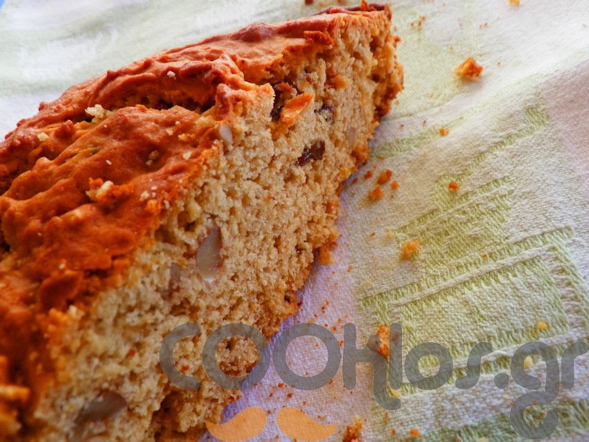 Νηστίσιμο κέικ με ταχίνι - Φωτογραφία 1