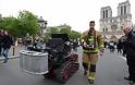 Colossus: Το πυροσβεστικό ρομπότ που βοήθησε στην κατάσβεση της φωτιάς στην Παναγία των Παρισίων