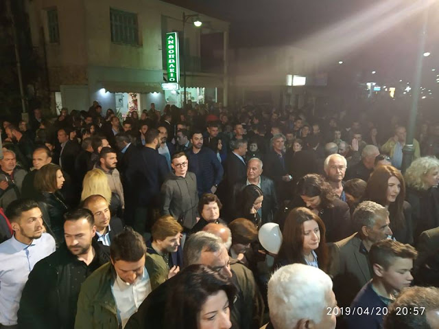 Πλήθος κόσμου στα εγκαίνια του εκλογικού κέντρου του υποψηφίου δημάρχου Ακτίου-Βόνιτσας ΘΑΝΑΣΗ ΚΑΣΟΛΑ -(ΦΩΤΟ) - Φωτογραφία 5