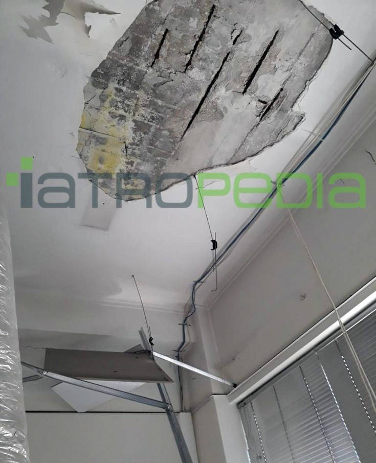 Κατέρρευσε τμήμα οροφής σε δομή του ΟΚΑΝΑ... - Φωτογραφία 3
