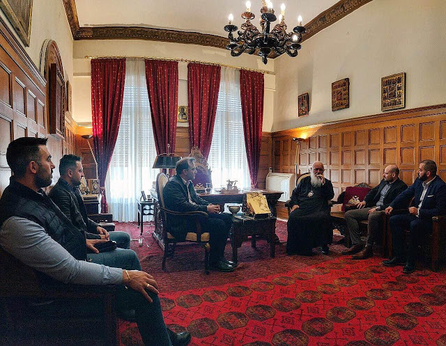 Συνάντηση του προεδρείου της  Ένωσής Αξιωματικών Κ. Mακεδονίας με τον Αρχιεπίσκοπο Ιερώνυμο - Φωτογραφία 2