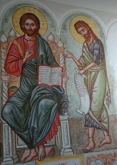 11953 - Τοιχογραφίες Εξωκκλησίου αφιερωμένου στον Άγιο Ευγνώμονα Ληστή που σταυρώθηκε μαζί με τον Χριστό στο Γολγοθά - Φωτογραφία 5