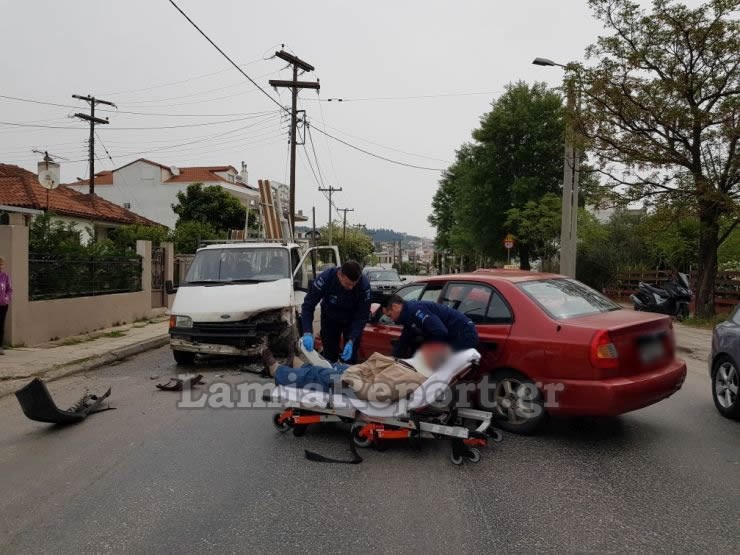 Σοβαρό τροχαίο στη Λαμία - Στο Νοσοκομείο ένας τραυματίας - Φωτογραφία 6