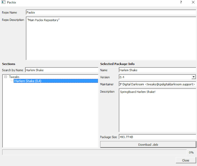 Περιηγηθείτε στα Repos του Cydia και κατεβάστε DEB Αρχεία Tweaks σε Mac, Windows, Linux χωρίς μια ios συσκευή - Φωτογραφία 4