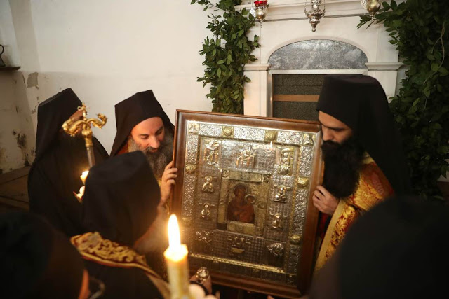 11988 - Φωτογραφίες από τον σημερινό εορτασμό της Παναγίας της Ελαιοβρύτισσας στο Βατοπαίδι - Φωτογραφία 14
