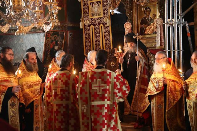 11988 - Φωτογραφίες από τον σημερινό εορτασμό της Παναγίας της Ελαιοβρύτισσας στο Βατοπαίδι - Φωτογραφία 25
